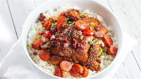 jamaican-brown-stew-chicken-caribbean image