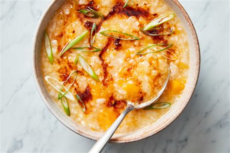 butternut-squash-congee-with-chile-oil-recipe-nyt image