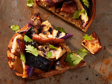 charred-eggplant-and-shiitake-mushroom-bruschetta image
