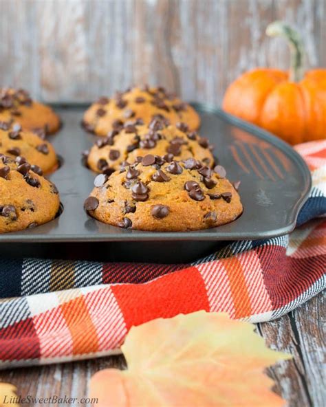 best-pumpkin-chocolate-chip-muffins-little-sweet-baker image