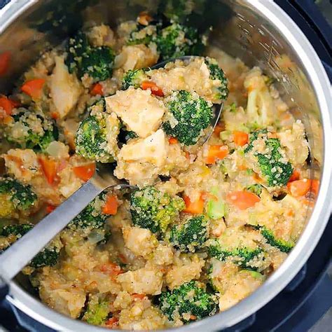 instant-pot-chicken-broccoli-and-quinoa-with-cheese image