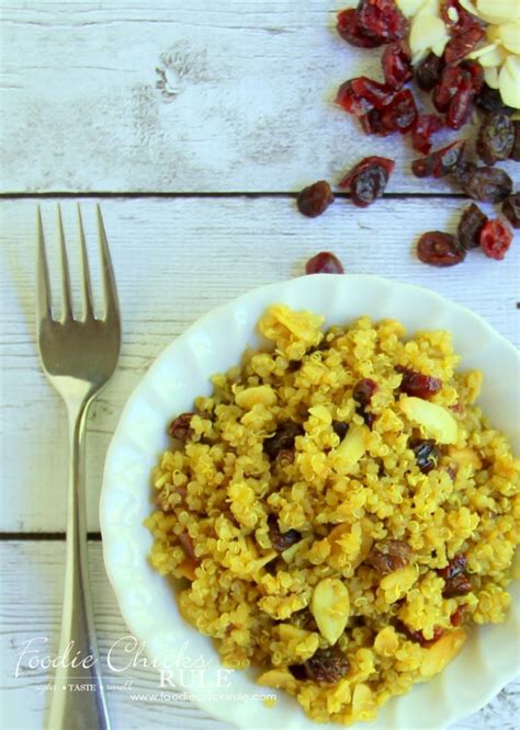 curried-quinoa-with-cranberries-almonds-raisins image