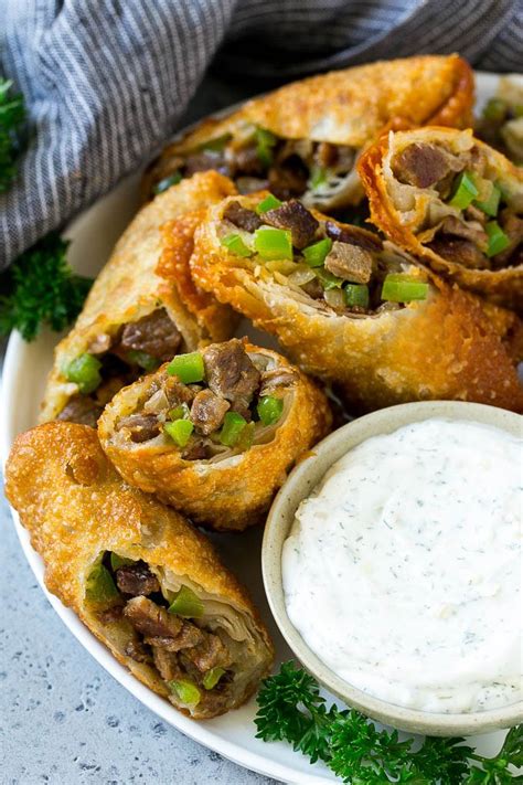 philly-cheesesteak-egg-rolls-dinner-at-the-zoo image