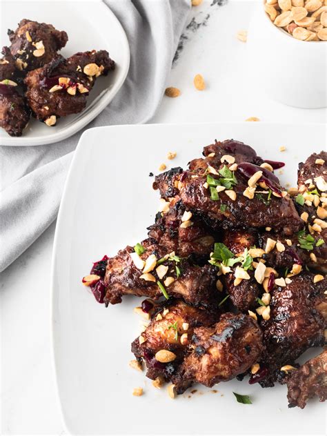 baked-peanut-butter-and-jelly-chicken-wings-state-of-dinner image