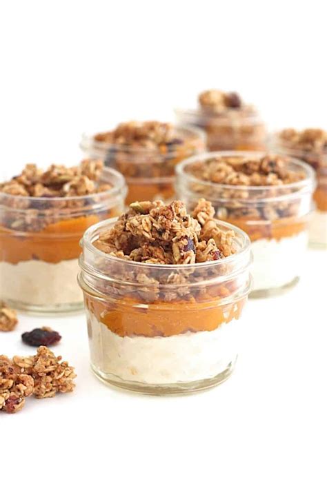 pumpkin-yogurt-and-granola-parfaits-the-bakermama image