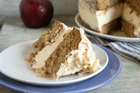 maple-bacon-apple-cake-with-no-bake-cheesecake image