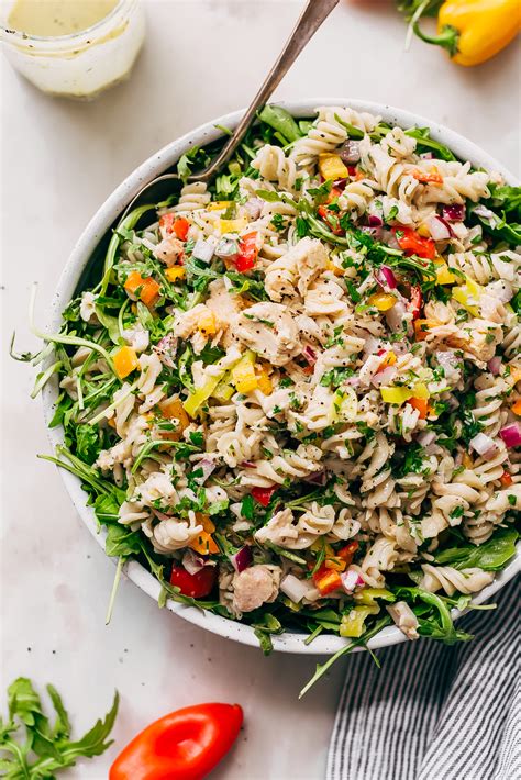 quick-summer-tuna-pasta-salad image