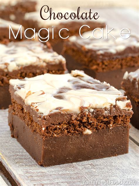 chocolate-magic-cake-with-chocolate-glaze-and-swirl image