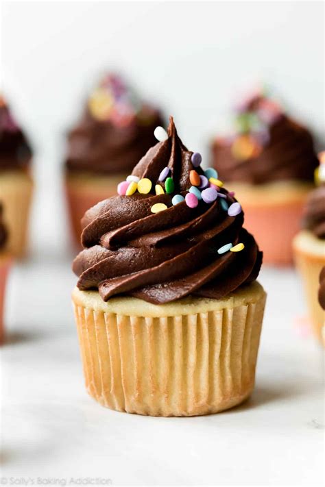 yellow-birthday-cupcakes-recipe-solved-sallys-baking image