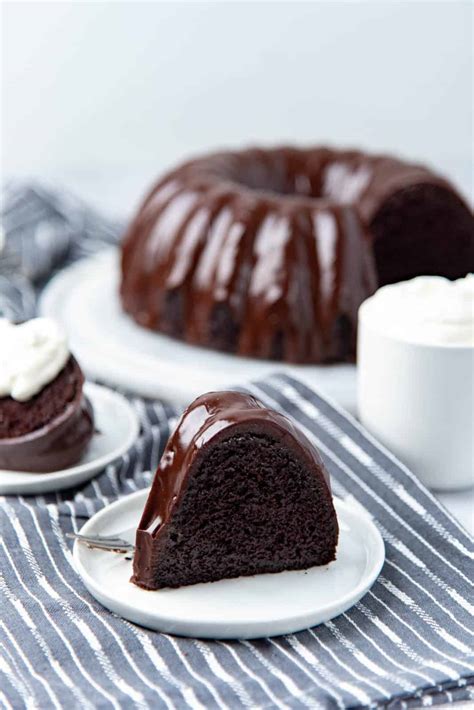 the-best-glazed-chocolate-bundt-cake image