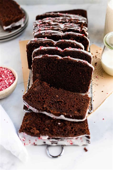 chocolate-loaf-cake-with-peppermint-glaze-lenox image