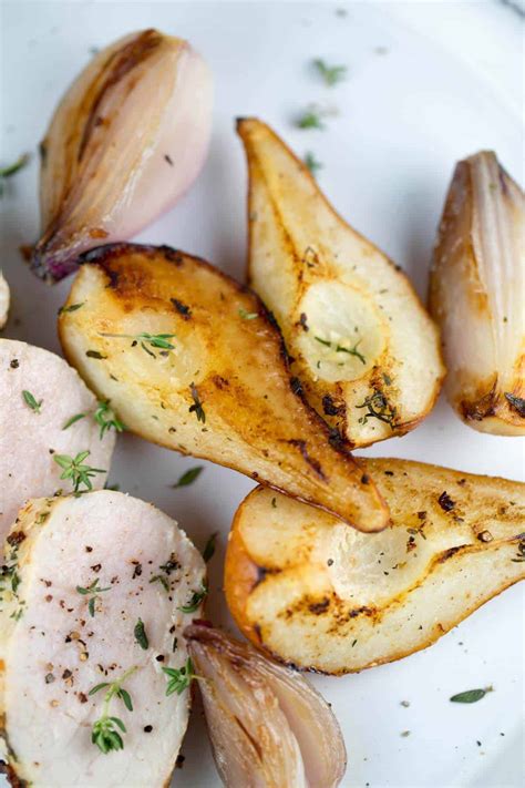 pork-tenderloin-with-pears-and-shallots-jessica-gavin image