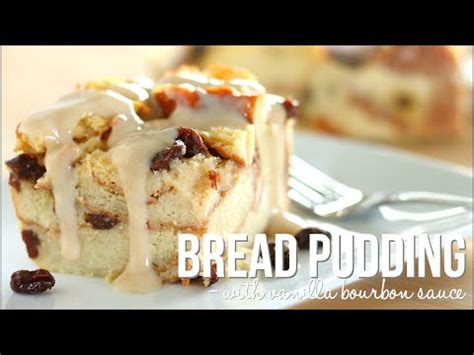 bread-pudding-with-vanilla-bourbon-sauce image