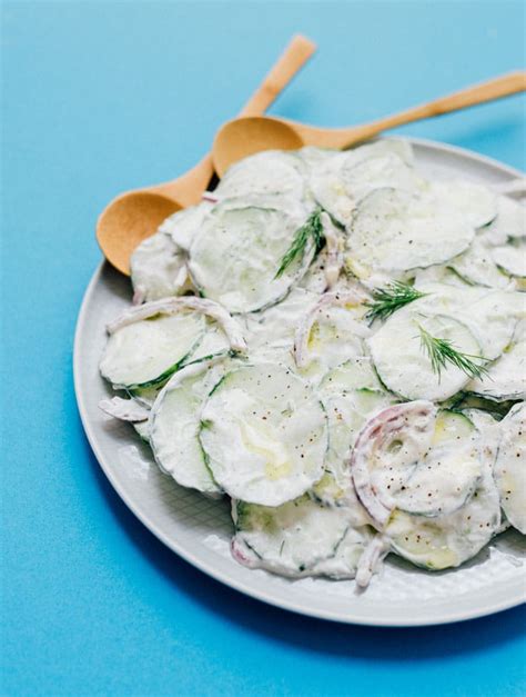 creamy-cucumber-salad-with-greek-yogurt-dressing image
