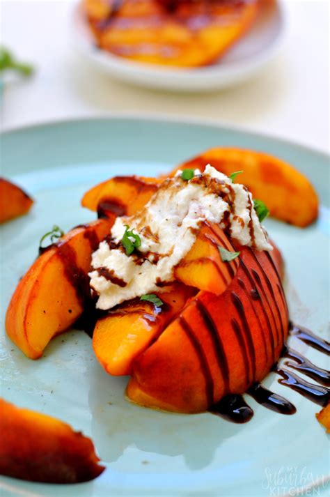 grilled-peaches-with-ricotta-delicious-fresh-peach image
