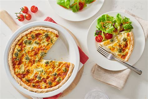 broccoli-and-cheddar-quiche-cook-with-campbells image