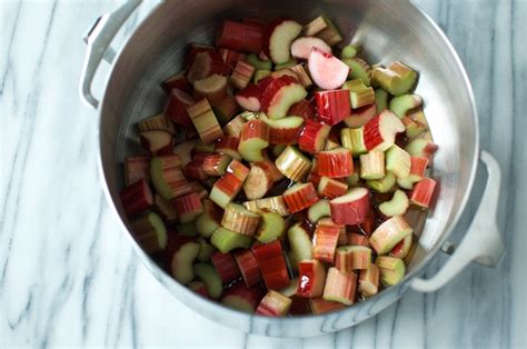 honey-sweetened-rhubarb-compote-with-ginger image