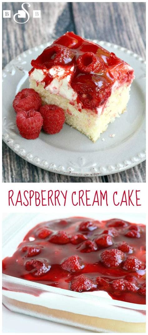 raspberry-cream-cake-butter-with-a-side-of-bread image