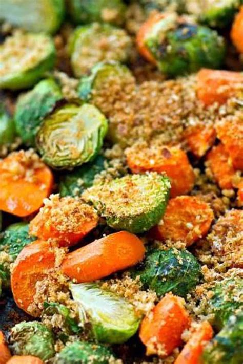 roasted-brussels-sprouts-and-carrots-with-parmesan image
