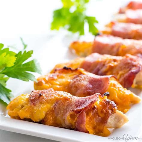 baked-bacon-wrapped-chicken-tenders-recipe-3-ingredients image
