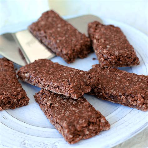 chocolate-oatmeal-no-bake-bars image
