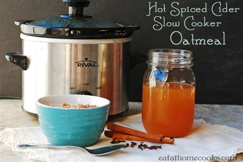 hot-spiced-apple-cider-oatmeal-in-the-slow-cooker image