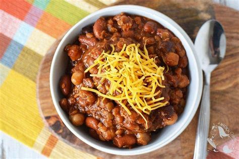 easy-three-bean-slow-cooker-chili-recipe-a-magical image