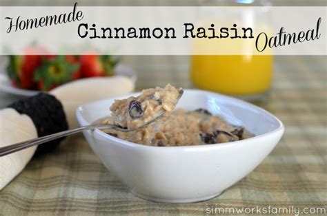 homemade-cinnamon-raisin-oatmeal image
