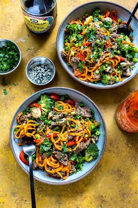 30-minute-ginger-beef-sweet-potato-noodles-the image