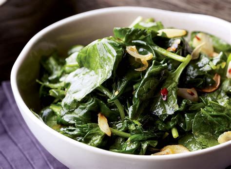 easy-garlic-lemon-spinach-recipe-eat-this-not-that image