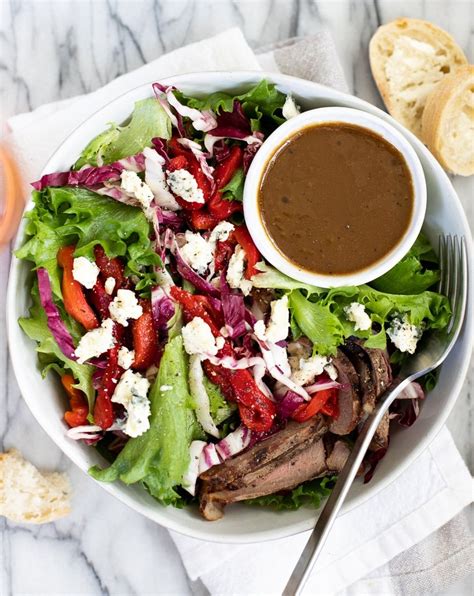 grilled-blue-cheese-steak-salad-recipe-my-everyday image