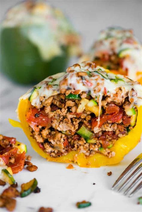 the-best-turkey-stuffed-peppers image