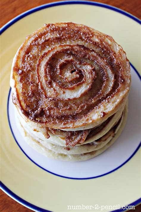 cinnamon-roll-pancakes-with-maple-coffee-glaze-no image
