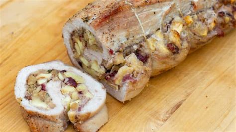 pork-loin-roast-with-apple-cranberry-and-walnut-stuffing image