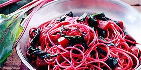 spaghetti-with-beets-and-greens image