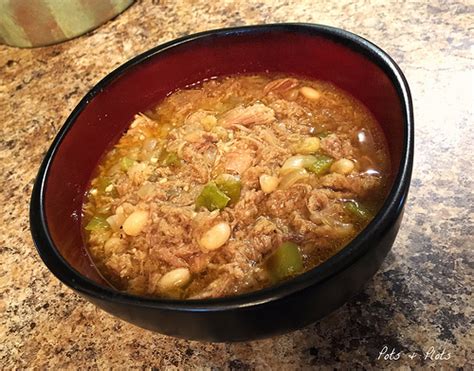 spicy-pulled-pork-and-white-bean-soup image