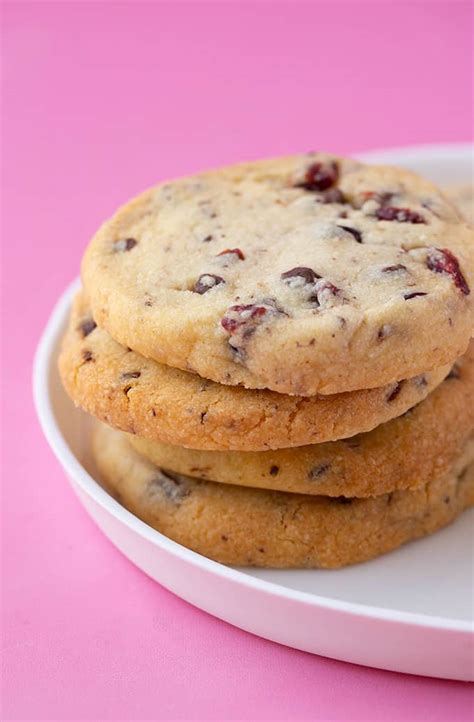 chocolate-cranberry-shortbread-cookies-sweetest-menu image