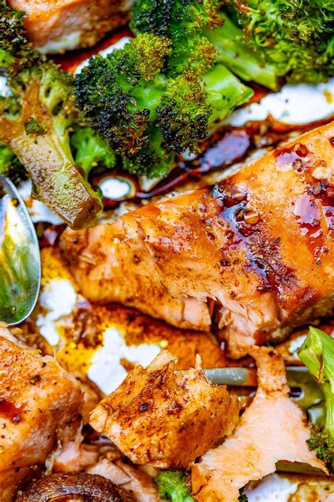 baked-balsamic-salmon-and-vegetables-averie-cooks image