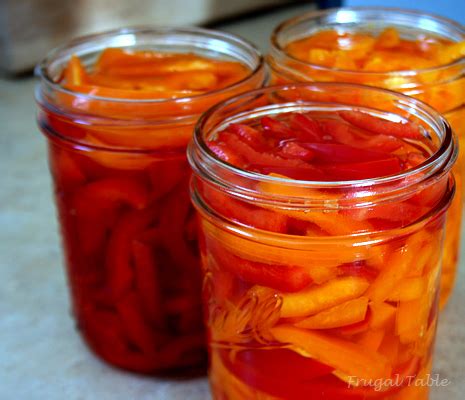 refrigerator-pickled-bell-peppers-frugaltablecom image