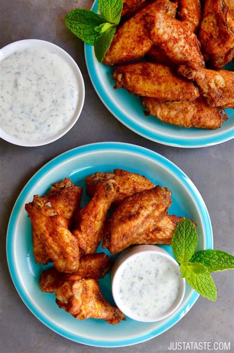 crispy-baked-moroccan-chicken-wings-with-yogurt-dip image