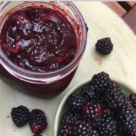 blackberry-no-cook-jam-sweet-vegan image