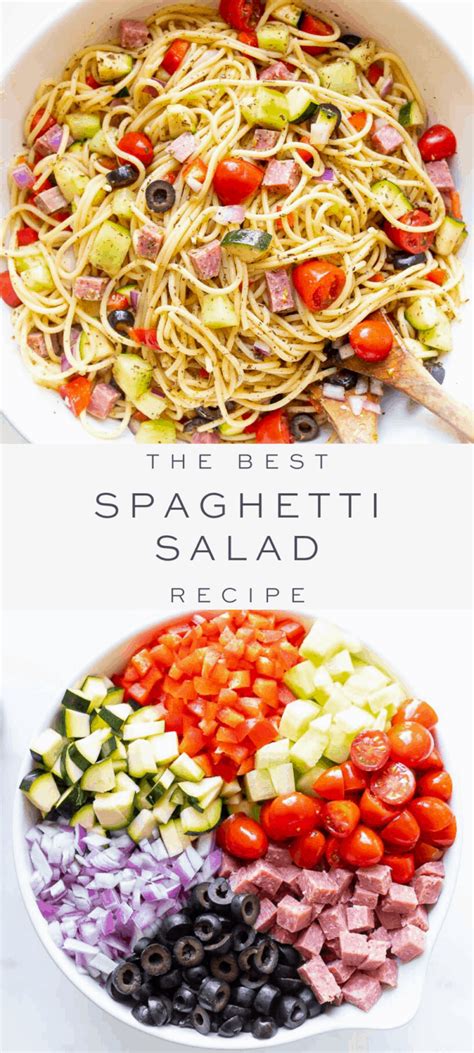 the-best-spaghetti-salad-with-easy-homemade-dressing image