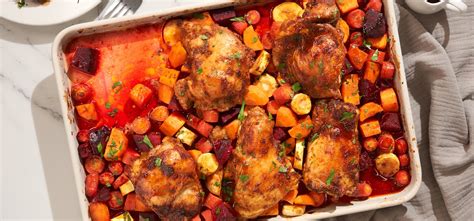 sheet-pan-chicken-thighs-with-apple-honey-glaze image