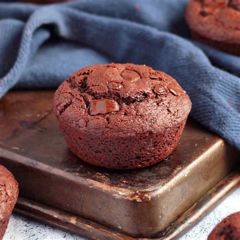 double-chocolate-brownie-muffins-a-baking-journey image