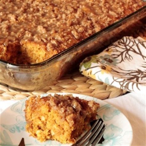 pumpkin-coffee-cake-with-brown-sugar-glaze image