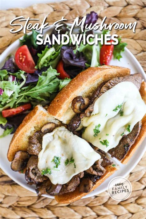 top-round-steak-sandwich-with-mushrooms-easy image