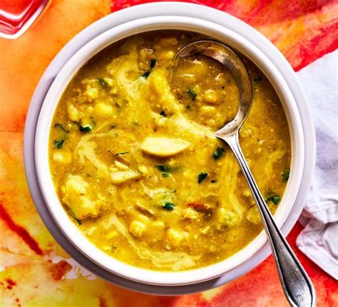 corn-coconut-lentil-chowder-recipe-bbc image