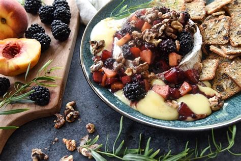 baked-brie-with-toasted-walnuts-and-fruit-compote image