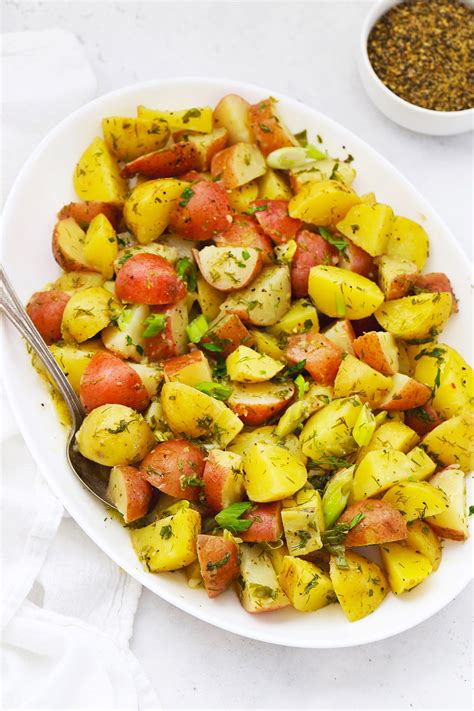 french-potato-salad-with-vinaigrette-one image