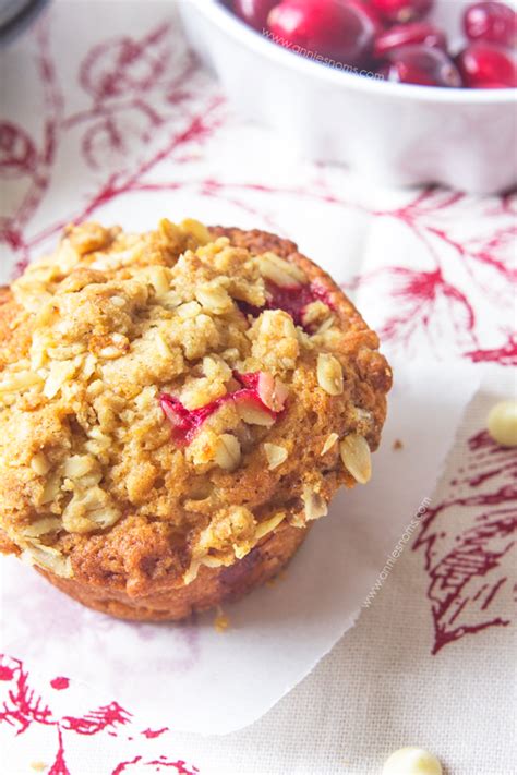 cranberry-and-white-chocolate-streusel-muffins image